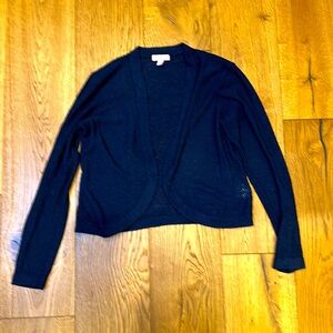 Lilly Pulitzer navy cardigan size L